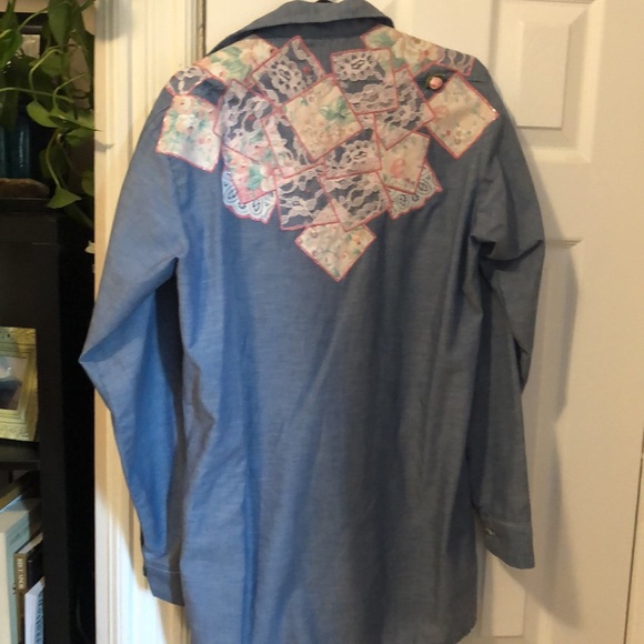 Vintage Dickies bejeweled button down - Picture 3 of 4